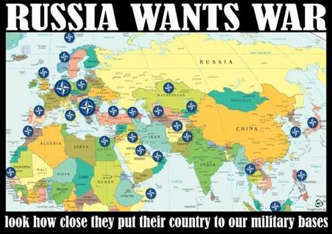 Η περικύκλωση της Ρωσίας από τις βάσεις του ΝΑΤΟ