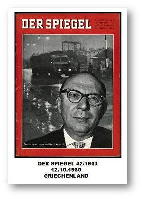 Το εξώφυλλο του Spiegel με τις αποκαλύψεις για τον Καραμανλή