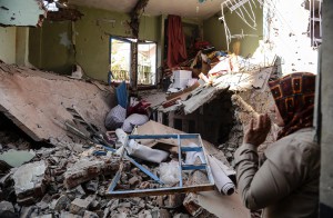 Γκρεμισμένο σπίτι από «σωτήρια αντιτρομοκρατική βόμβα» του τουρκικού στρατού στη συνοικία Σουρ του Ντιγιάρμπακιρ (Αμιδα)