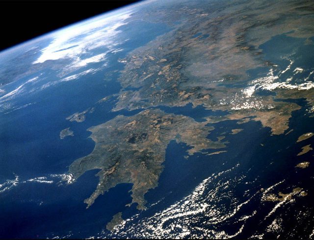 Greece-from-satellite