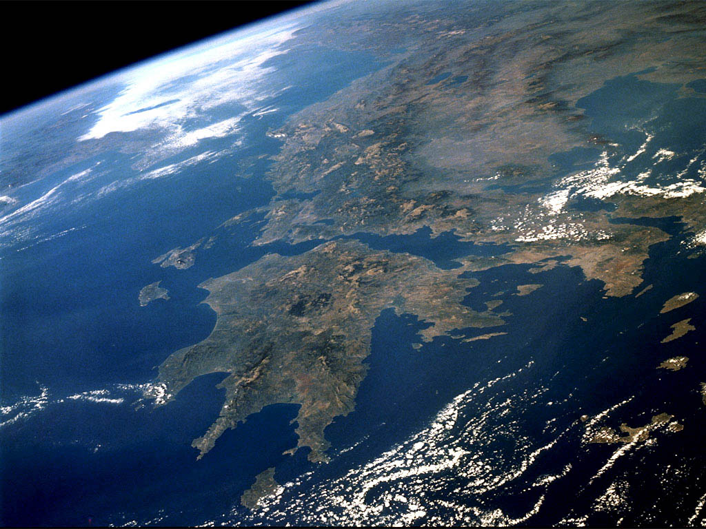 Greece-from-satellite