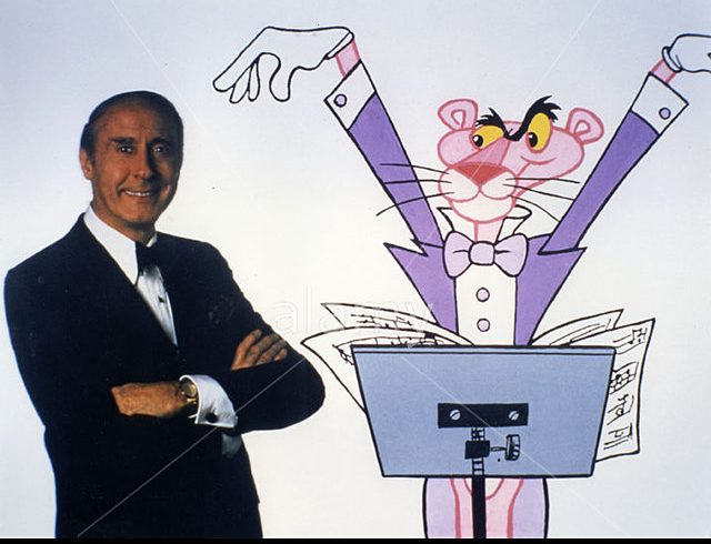 HENRY MANCINI – US light music composer with the cartoon Pink Panther