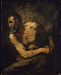 The Miser, Πίνακας του Τομά Κουτύρ (Thomas Couture) , μελέτη πάνω στον Τίμωνα τον Αθηναίο – 1876.