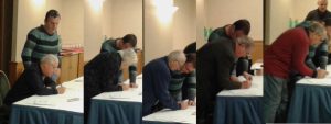 Οι πέντε πρώτοι που υπέγραψαν για την ίδρυση του παραρτήματος της ΠΕΑΕΑ_ΔΣΕ στη Βουδαπέστη