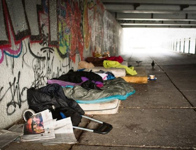 Berlin, Deutschland, Matarzenlager unter der Leipzigerstrasse