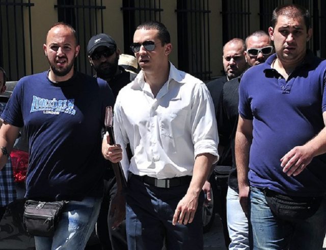 Golden Dawn Member of Parliament Ilias Kasidiaris
