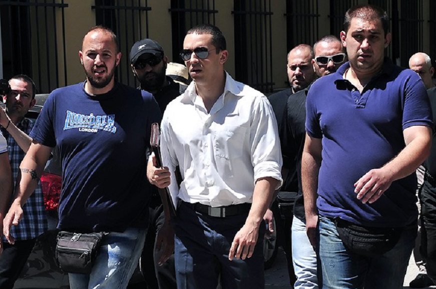 Golden Dawn Member of Parliament Ilias Kasidiaris