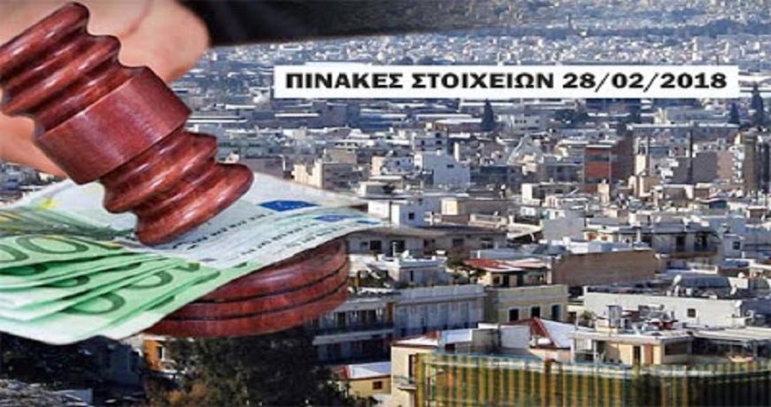 ΠΛΕΙΣΤΗΡΙΑΣΜΟΙ 20180228