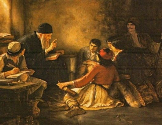 nikolaos-gyzis-the-underground-school-1885
