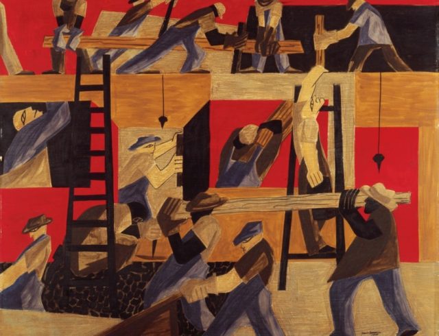 The Builders, Jacob Lawrence