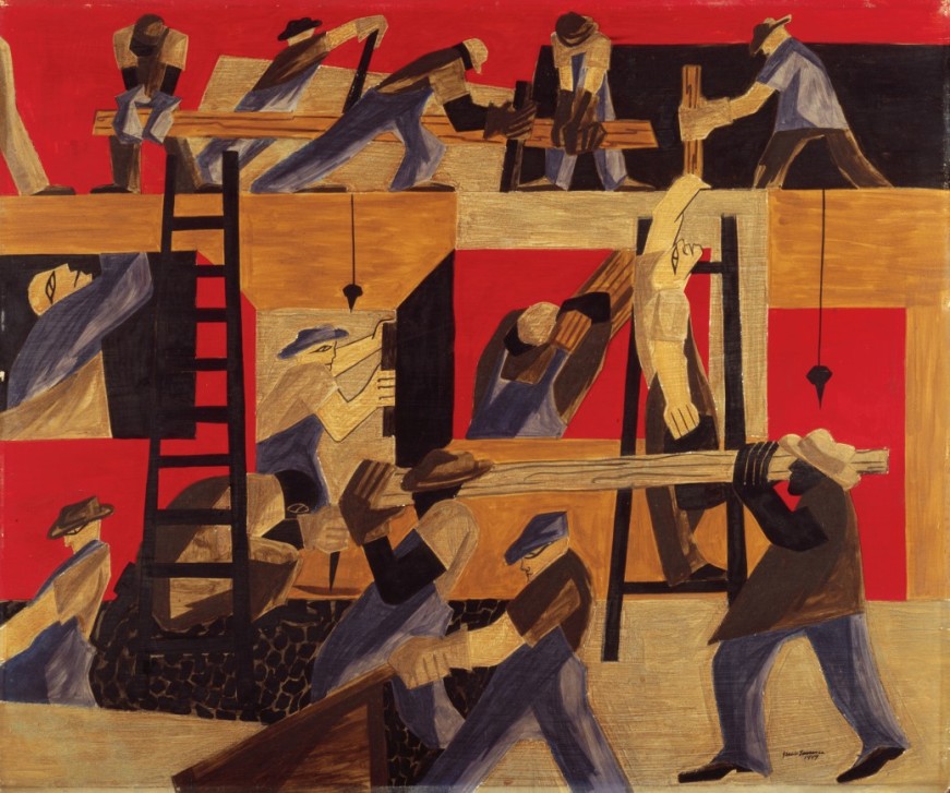 The Builders, Jacob Lawrence