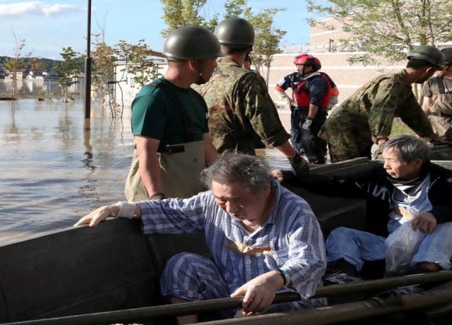 Heavy rain killis 75 people and leaves more than 60 missing in Japan