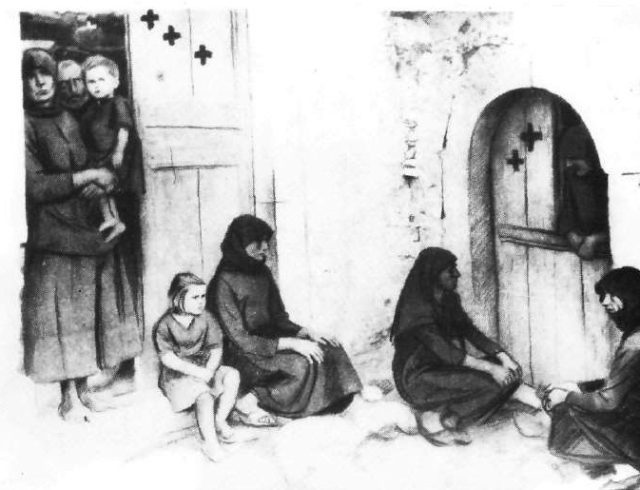 Αμυράς. Οι σταυροί στα σπίτια είναι τόσοι, όσοι και τα θύματα που είχε το κάθε σπίτι…