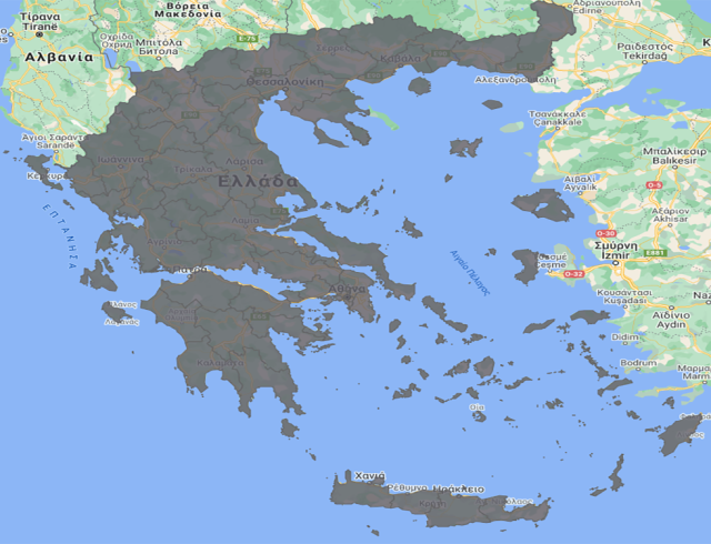 Χάρτης κορωνοϊός