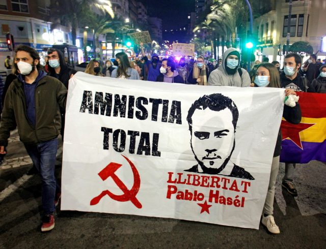 Protests against Pablo Hasel’s imprisonment