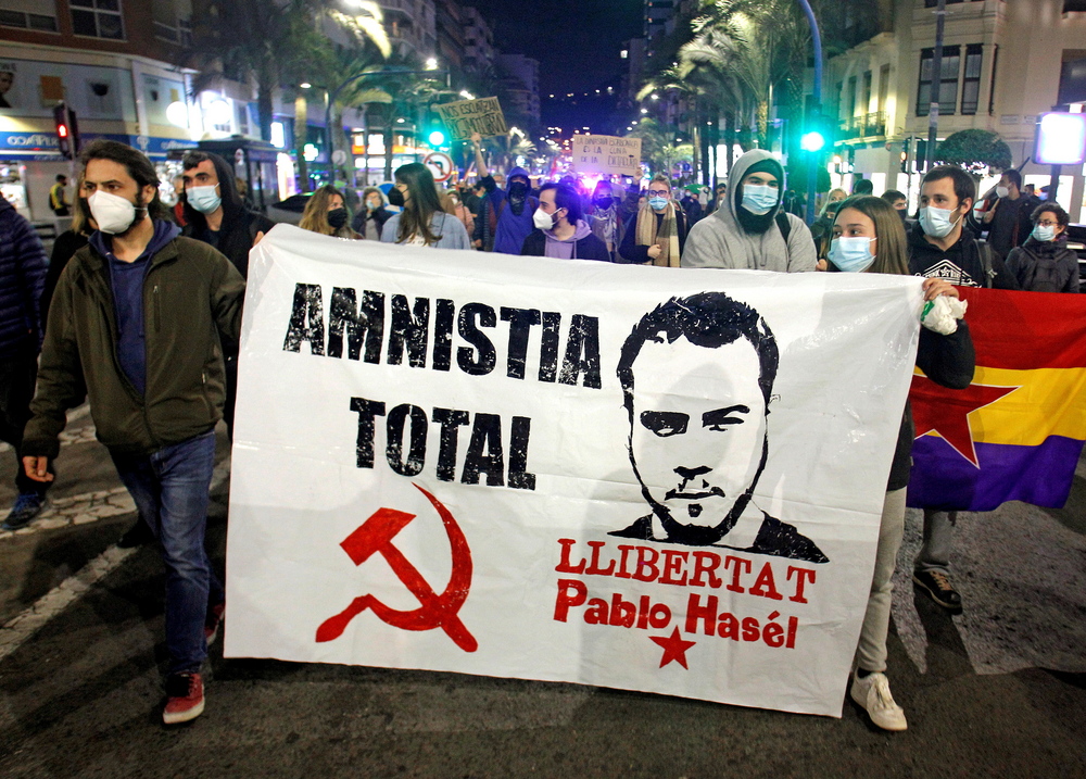 Protests against Pablo Hasel’s imprisonment