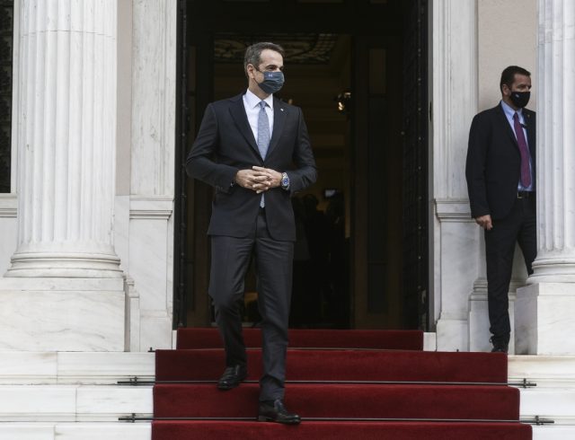 Kyriakos Mitsotakis; Maximos Mansion; official visit; Visit; Κυριάκος Μητσοτάκης; Μέγαρο Μαξίμου; επίσημη επίσκεψη; επίσκεψη; συνάντηση;