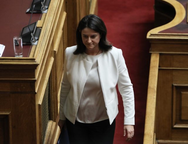discussion; lawmaker; Parliament; plenary; plenum; speech; Βουλή; Κοινοβούλιο; βουλευτής; ολομέλεια; ομιλία; συνεδρίαση; παιδεία; Νίκη Κεραμέως; Niki Kerameus;