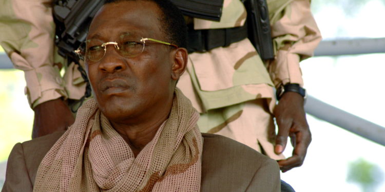 FILE PHOTO: Chad President Deby watches rally in N’Djamena