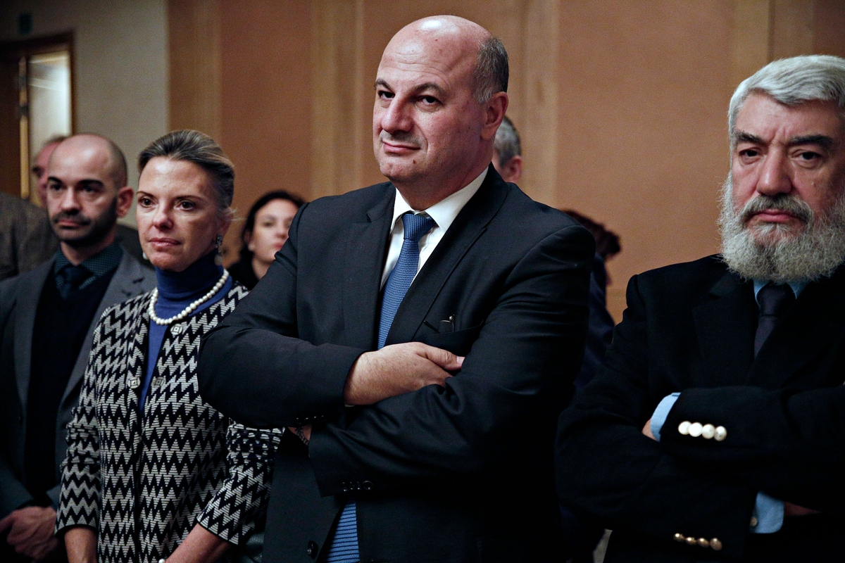 Brussels; Belgium; politics; politician; political party leaders; political party; New Democracy; ND; event; speech; Νέα Δημοκρατία; Νέα; εκδήλωση; Βρυξέλλες; επιχειρηματίες; Κώστας Τσιάρας; Ελίζα Βόζεμπεργκ;