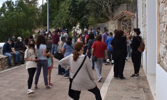 Eλέγχος του ΕΟΔΥ στον Αγ. Κηρυκοb