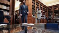 Athens; Katerina Sakellaropoulou; Kyriakos Mitsotakis; meeting; President of Greece; President of Hellenic Republic; Presidential Mansion; Prime Minister; Κατερίνα Σακελλαροπούλου; Κυριάκος Μητσοτάκης; Προεδρικό Μέγαρο; Πρόεδρος της Ελληνικής Δημοκρατία; ΠτΔ; πρωθυπουργός; συνάντηση;