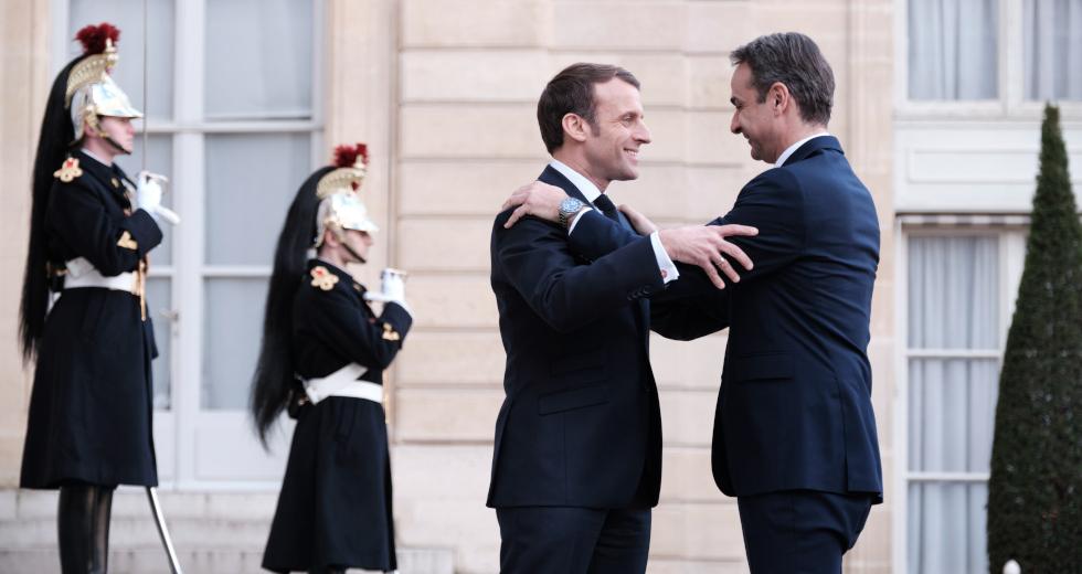 mitsotakis-macron-