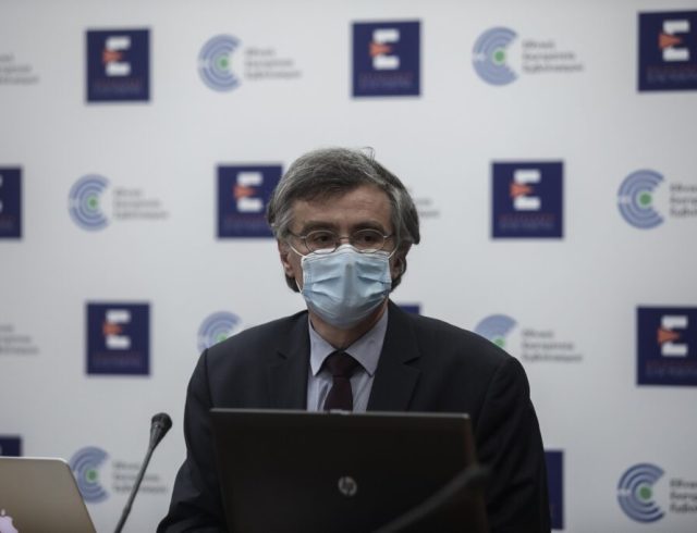 ΕΝΗΜΕΡΩΣΗ ΤΩΝ ΕΚΠΡΟΣΩΠΩΝ ΤΩΝ ΚΟΜΜΑΤΩΝ ΓΙΑ ΤΗΝ ΠΟΡΕΙΑ ΤΗΣ ΠΑΝΔΗΜΙΑΣ ΑΠΟ ΤΟΝ ΥΠ. ΥΓΕΙΑΣ ΒΑΣ. ΚΙΚΙΛΙΑ (EUROKINISSI/ΣΩΤΗΡΗΣ ΔΗΜΗΤΡΟΠΟΥΛΟΣ)
