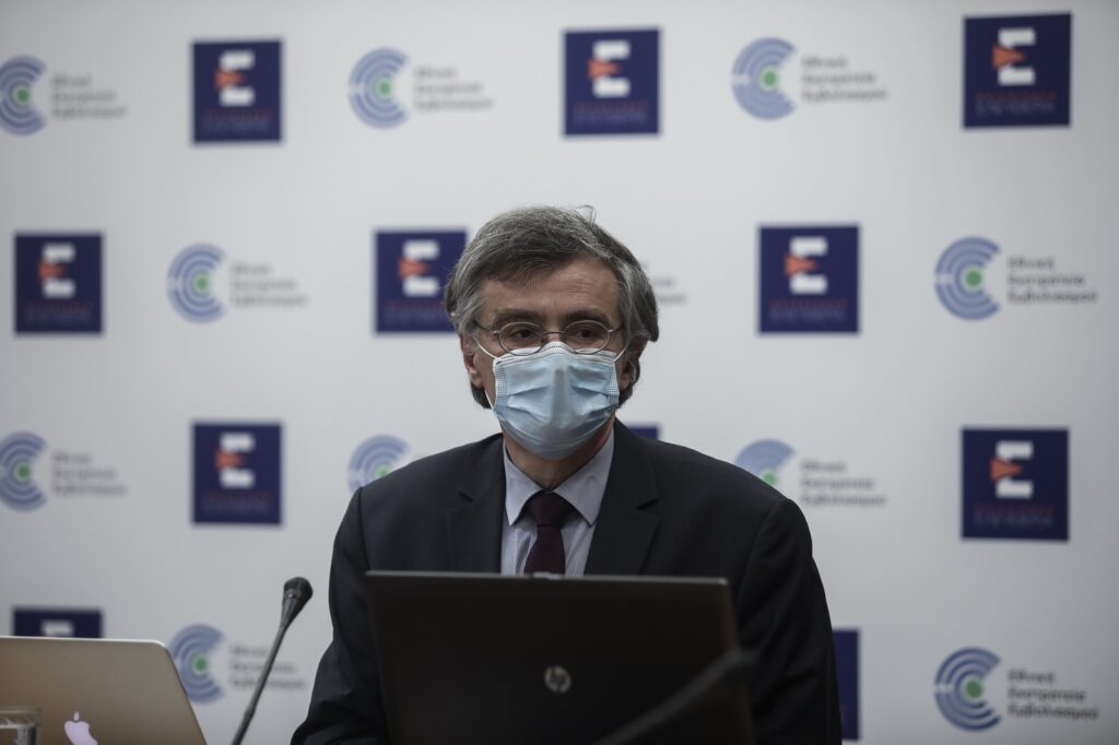 ΕΝΗΜΕΡΩΣΗ ΤΩΝ ΕΚΠΡΟΣΩΠΩΝ ΤΩΝ ΚΟΜΜΑΤΩΝ ΓΙΑ ΤΗΝ ΠΟΡΕΙΑ ΤΗΣ ΠΑΝΔΗΜΙΑΣ ΑΠΟ ΤΟΝ ΥΠ. ΥΓΕΙΑΣ ΒΑΣ. ΚΙΚΙΛΙΑ (EUROKINISSI/ΣΩΤΗΡΗΣ ΔΗΜΗΤΡΟΠΟΥΛΟΣ)