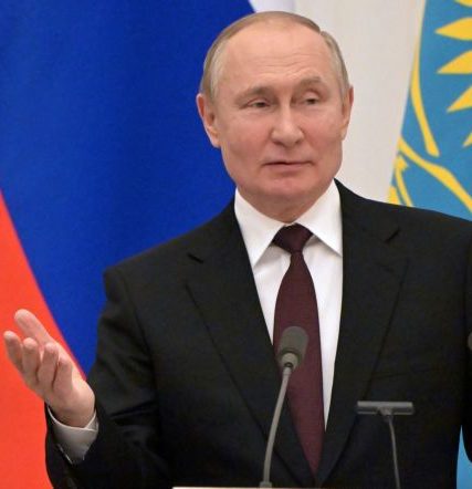 Russian President Vladimir Putin meets with Kazakh President Kassym-Jomart Tokayev in Moscow