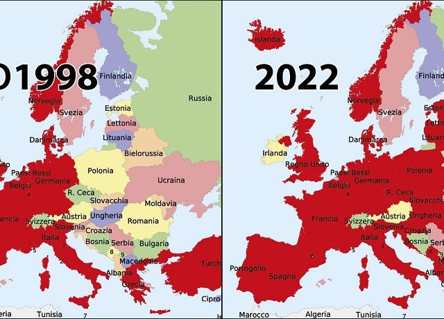 Espansione-NATO-1990-2022Α