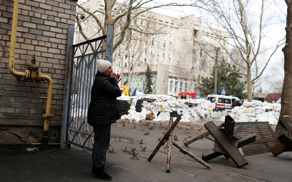 FILE PHOTO: Russia’s invasion of Ukraine continues in Mykolaiv