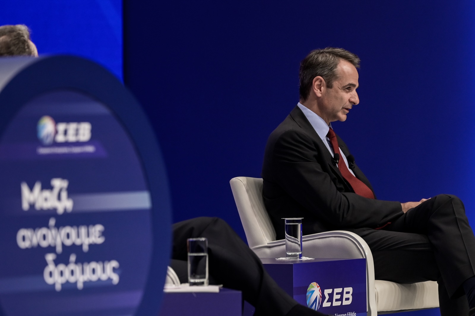 ΕΤΗΣΙΑ ΓΕΝΙΚΗ ΣΥΝΕΛΕΥΣΗ ΤΟΥ ΣΕΒ ΠΑΡΟΥΣΙΑ ΤΗΣ ΠτΔ ΚΑΤ. ΣΑΚΕΛΛΑΡΟΠΟΥΛΟΥ ΚΑΙ ΤΟΥ ΠΡΩΘΥΠΟΥΡΓΟΥ ΚΥΡ. ΜΗΤΣΟΤΑΚΗ(ΜΙΧΑΛΗΣ ΚΑΡΑΓΙΑΝΝΗΣ/EUROKINISSI)