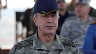 Turkey’s Chief of the General Staff Akar is seen during the EFES-2018 Military Exercise near the Aegean port city of Izmir