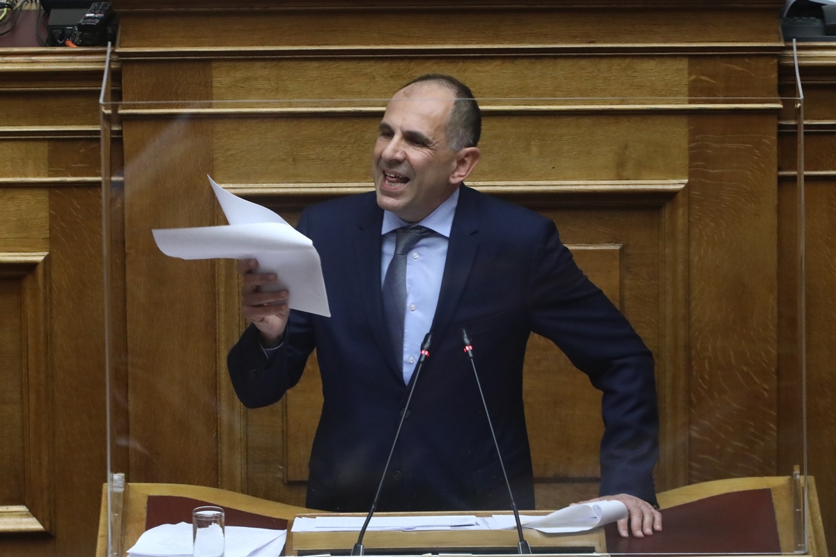 2021; budget; discussion; economy; Finance; Parliament; plenum; state budget debate; Κοινοβούλιο; βουλή; οικονομία; ολομέλεια; προϋπολογισμός; συζήτηση; συνεδρίαση; Giorgos Gerapetritis; Γιώργος Γεραπετρίτης;