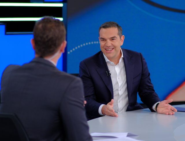ΣΥΝΕΝΤΕΥΞΗ ΤΟΥ ΠΡΟΕΔΡΟΥ ΤΟΥ ΣΥΡΙΖΑ – ΠΣ ΑΛΕΞΗ ΤΣΙΠΡΑ ΣΤΟ ΔΕΛΤΙΟ ΕΙΔΗΣΕΩΝ ΤΟΥ ALPHA  (ΓΡ. ΤΥΠΟΥ ΣΥΡΙΖΑ/EUROKINISSI)