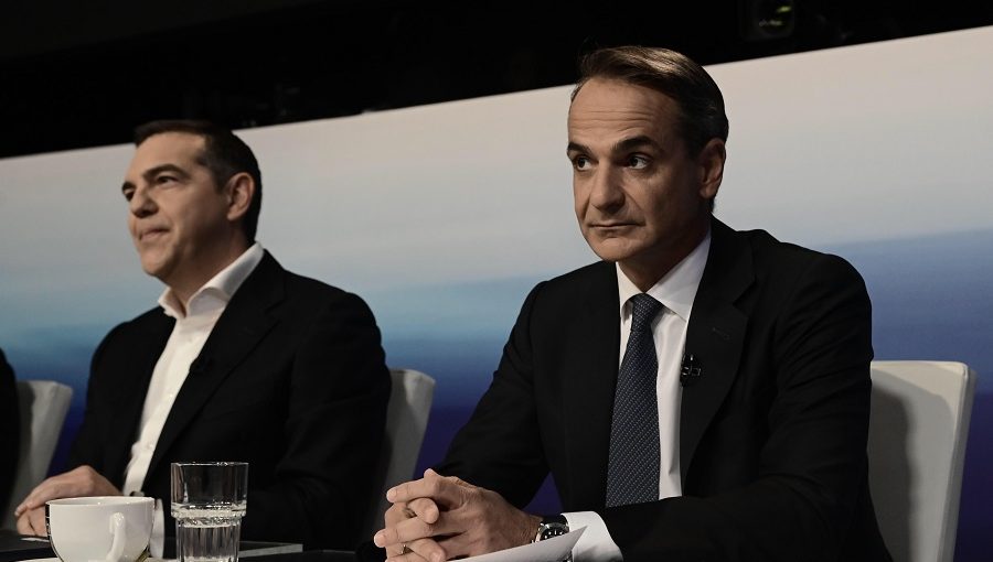 [361320] DEBATE ΤΩΝ ΠΟΛΙΤΙΚΩΝ ΑΡΧΗΓΩΝ ΓΙΑ ΤΙΣ ΕΚΛΟΓΕΣ ΤΗΣ 21ης ΜΑΪΟΥ 2023 (ΜΙΧΑΛΗΣ ΚΑΡΑΓΙΑΝΝΗΣ/EUROKINISSI)