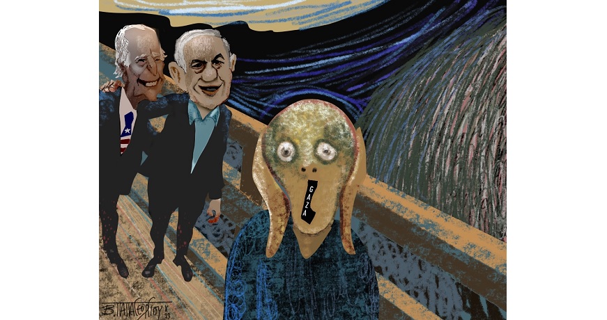 η κραυγή της Γαζας