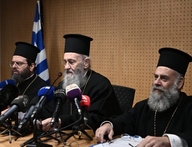 [366642] ΕΚΤΑΚΤΗ ΣΥΝΕΔΡΙΑΣΗ ΤΗΣ ΙΕΡΑΡΧΙΑΣ ΤΗΣ ΕΚΚΛΗΣΙΑΣ ΤΗΣ ΕΛΛΑΔΟΣ (ΤΑΤΙΑΝΑ ΜΠΟΛΑΡΗ/EUROKINISSI)