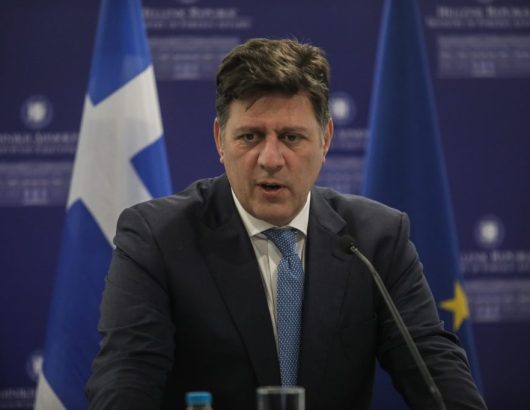 ΤΡΙΜΕΡΗΣ ΣΥΝΑΝΤΗΣΗ ΑΝΑΠΛ. ΥΠΕΞ Μ. ΒΑΡΒΙΤΣΙΩΤΗ ΜΕ ΤΟΝ ΥΦΥΠΕΞ ΤΗΣ ΒΟΥΛΓΑΡΙΑΣ ΚΑΙ ΤΗΝ ΥΦΥΠΕΞ ΤΗΣ ΡΟΥΜΑΝΙΑΣ(ΓΙΑΝΝΗΣ ΠΑΝΑΓΟΠΟΥΛΟΣ/EUROKINISSI)