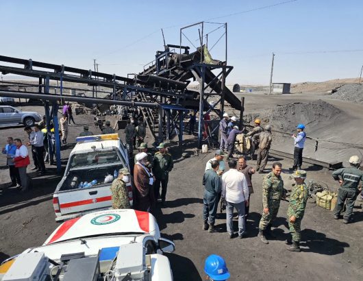 Gas explosion in a coal mine in South Khorasan Province