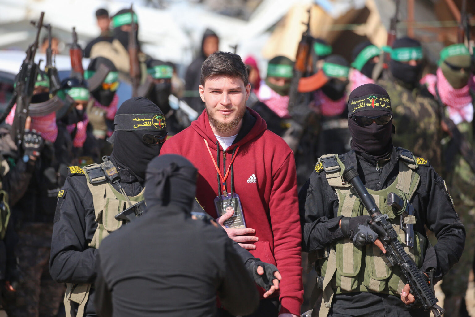 PALESTINIAN-ISRAEL-CONFLICT-GAZA-HOSTAGE