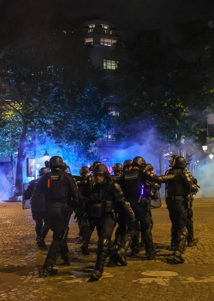 PSG fans celebrate UEFA Champions League win Paris