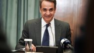 Cabinet meeting; Governing Council; Kyriakos Mitsotakis; New Democracy; politician; prime minister; right wing; Κυβερνητικό Συμβούλιο; Κυριάκος Μητσοτάκης; ΝΔ; Νέα δημοκρατία; βουλή; κοινοβούλιο; πολιτικός; πρωθυπουργός; υπουργικό συμβούλιο;