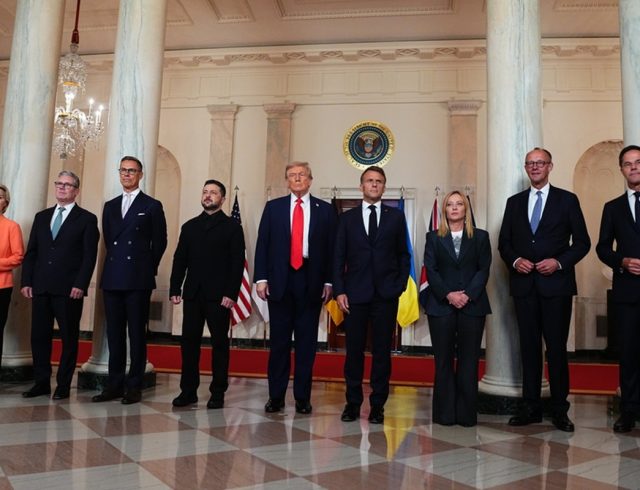 US President Trump meets Ukraine’s President and European leaders at White House