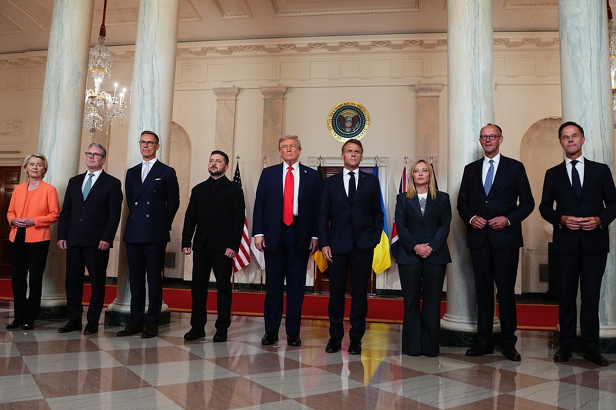 US President Trump meets Ukraine’s President and European leaders at White House