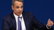 [380167] ΣΥΝΕΝΤΕΥΞΗ ΤΥΠΟΥ ΤΟΥ ΠΡΩΘΥΠΟΥΡΓΟΥ ΚΥΡΙΑΚΟΥ ΜΗΤΣΟΤΑΚΗ ΣΤΟ ΣΥΝΕΔΡΙΑΚΟ ΚΕΝΤΡΟ “ΙΩΑΝΝΗΣ ΒΕΛΛΙΔΗΣ” (ΡΑΦΑΗΛ ΓΕΩΡΓΙΑΔΗΣ / EUROKINISSI)