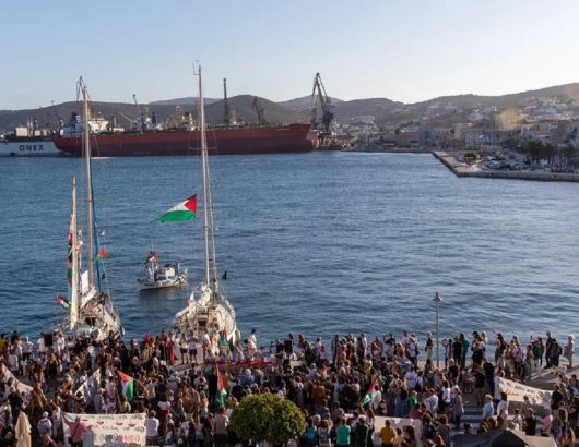 sumud flotilla syros a