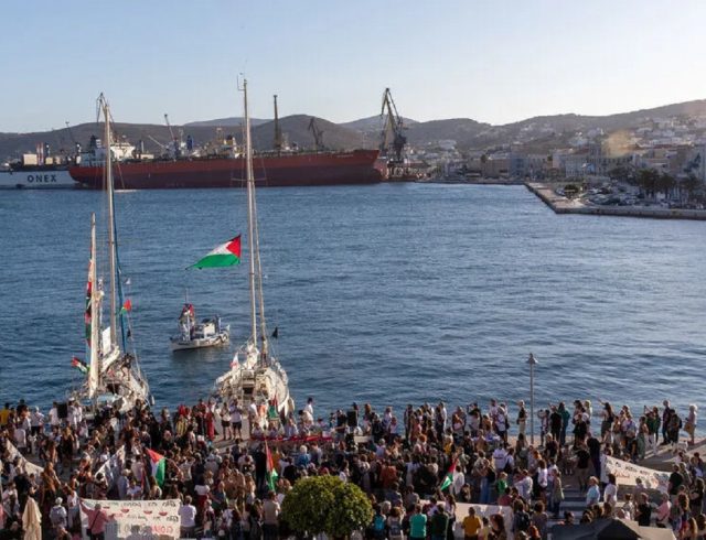 sumud flotilla syros a