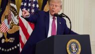 US President Donald Trump signs executive orders